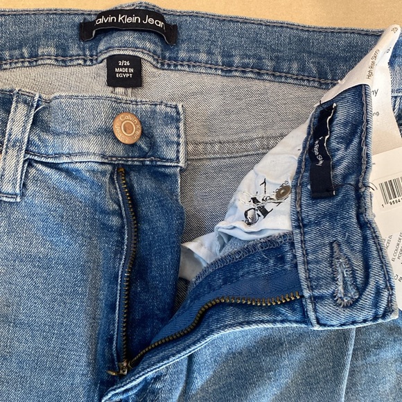 NWT Calvin Klein high rise skinny jeans, sz 2 / 26 - Picture 12 of 13
